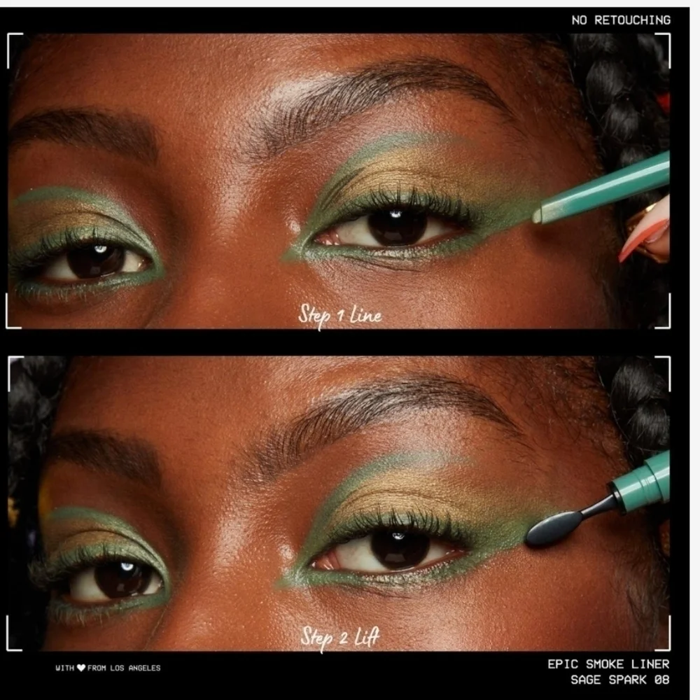 🟠 4 for $25 🟠 NYX PROFESSIONAL MAKEUP EPIC SMOKE LINER IN SAGE SPARKS